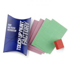 Kit voor fijn nat & droog schuren (incl. rood/zwart blok)